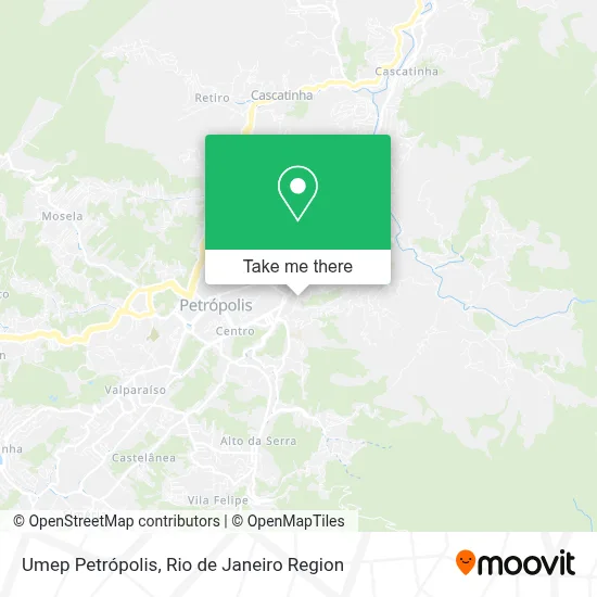 Umep Petrópolis map