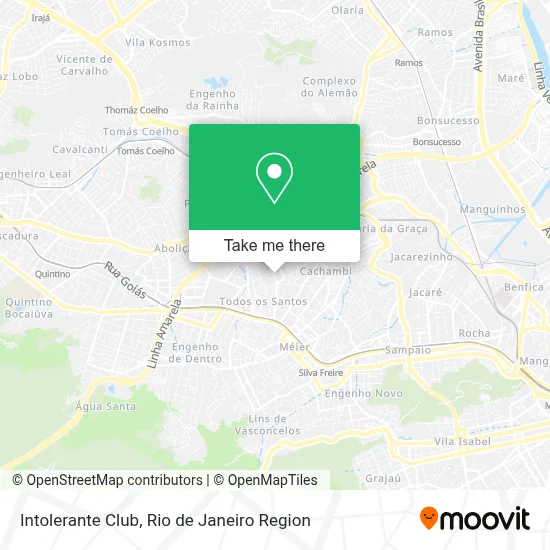 Intolerante Club map