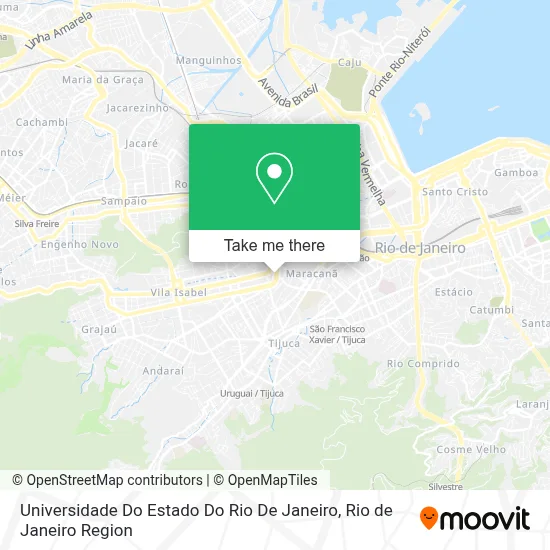 Universidade Do Estado Do Rio De Janeiro map