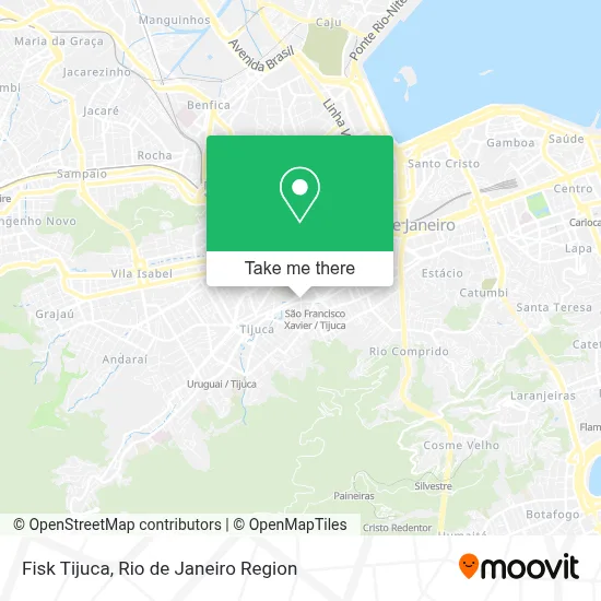 Fisk Tijuca map