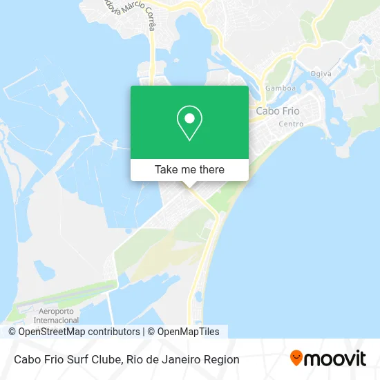 Cabo Frio Surf Clube map