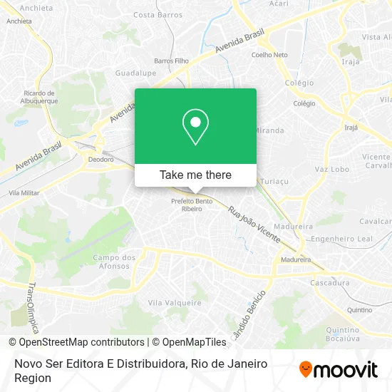 Novo Ser Editora E Distribuidora map
