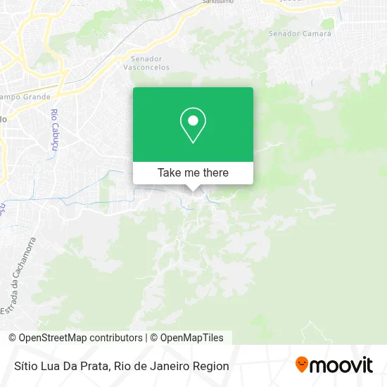 Sítio Lua Da Prata map