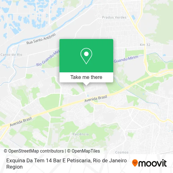Exquina Da Tem 14 Bar E Petiscaria map