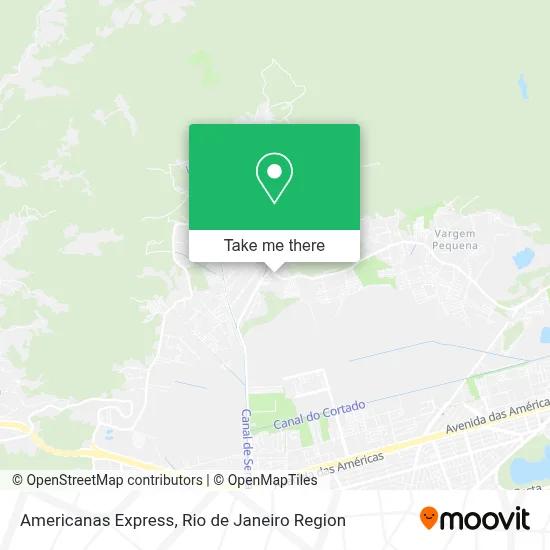 Americanas Express map