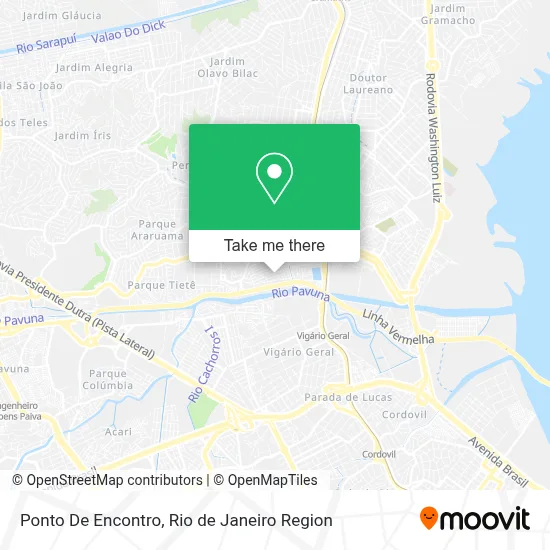 Ponto De Encontro map