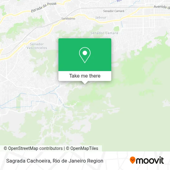 Sagrada Cachoeira map