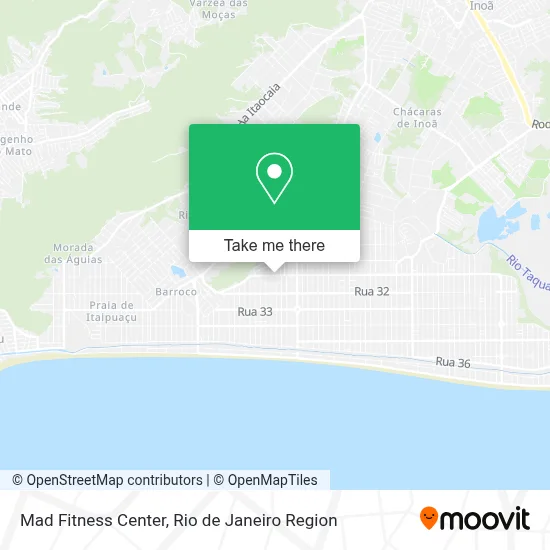 Mad Fitness Center map