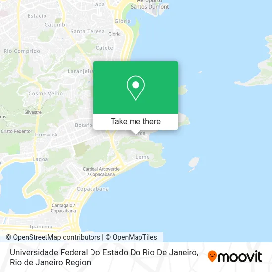 Universidade Federal Do Estado Do Rio De Janeiro map