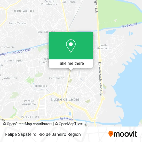 Felipe Sapateiro map