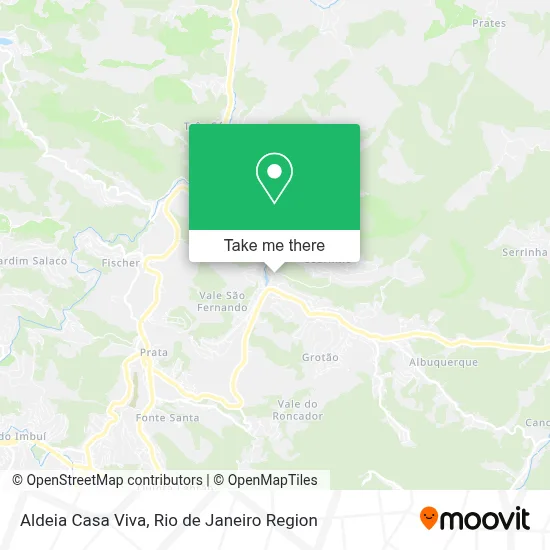 Aldeia Casa Viva map