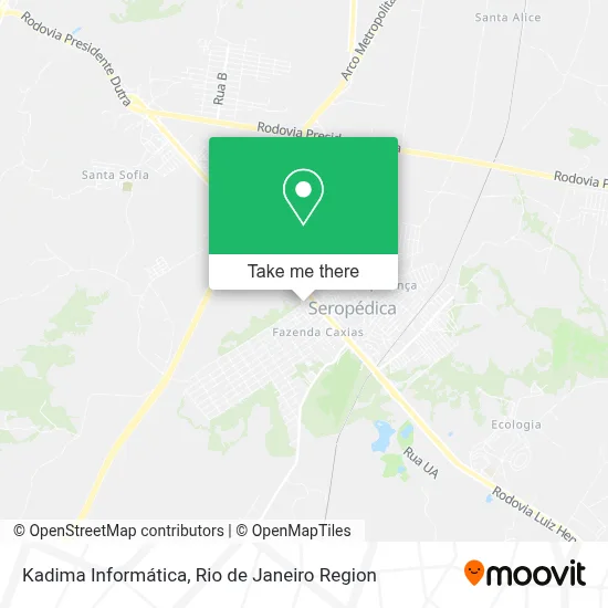 Kadima Informática map