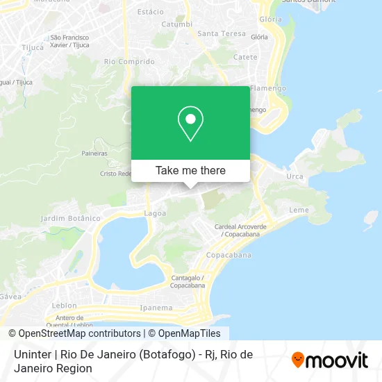 Uninter | Rio De Janeiro (Botafogo) - Rj map