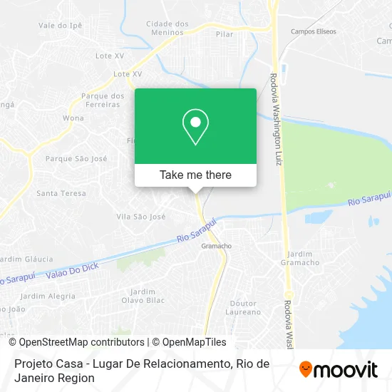 Projeto Casa - Lugar De Relacionamento map