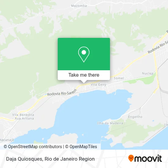 Daja Quiosques map