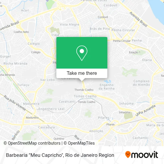 Barbearia  "Meu Capricho" map