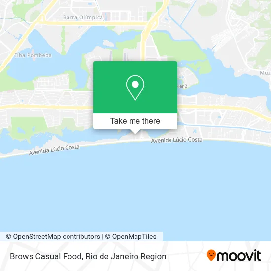 Brows Casual Food map