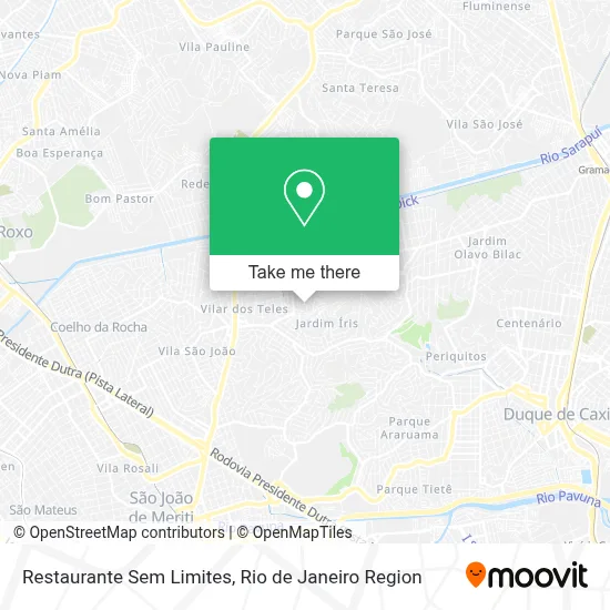 Restaurante Sem Limites map