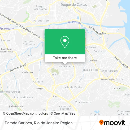 Parada Carioca map