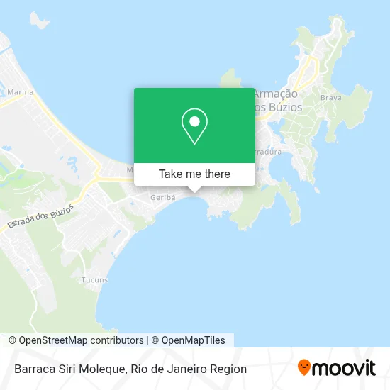 Barraca Siri Moleque map