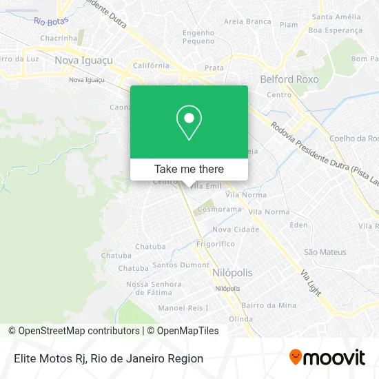 Elite Motos Rj map