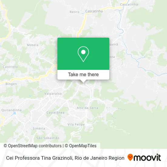 Cei Professora Tina Grazinoli map