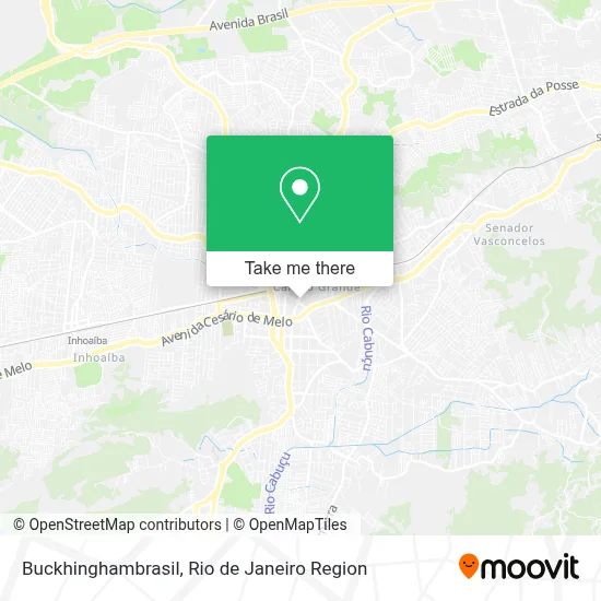 Buckhinghambrasil map