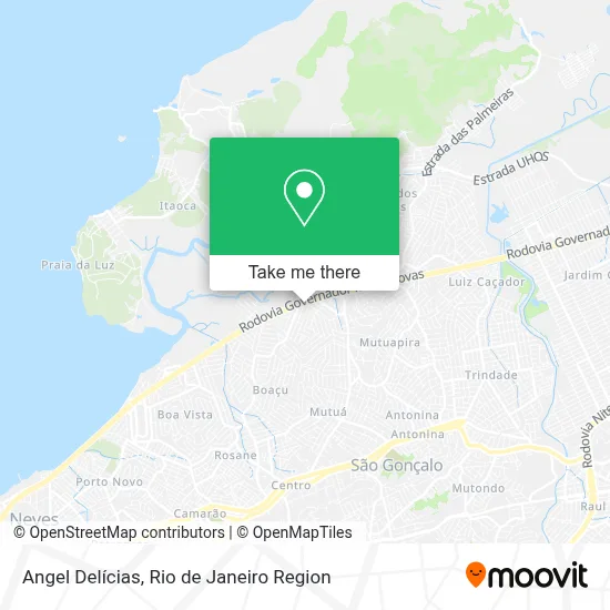 Angel Delícias map