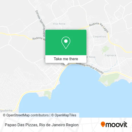 Papao Das Pizzas map