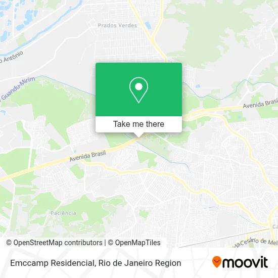Emccamp Residencial map