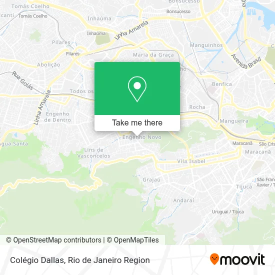 Colégio Dallas map
