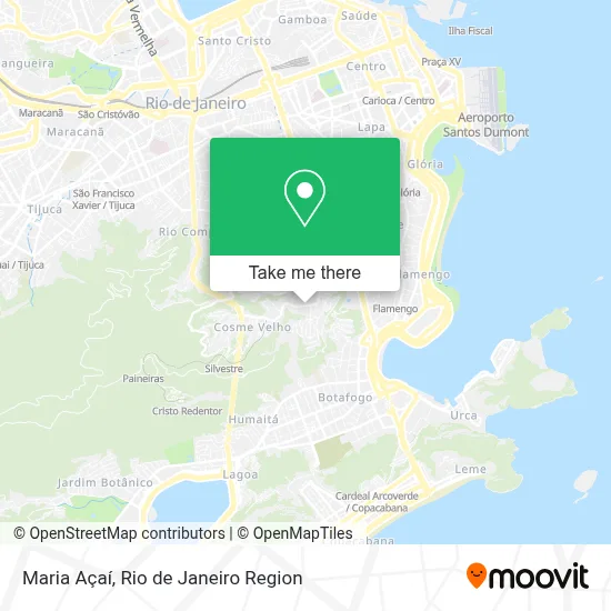 Maria Açaí map