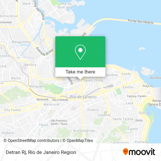 Detran Rj map