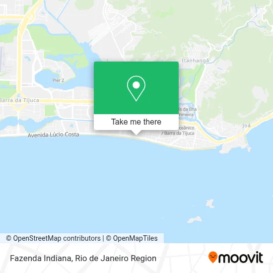 Fazenda Indiana map