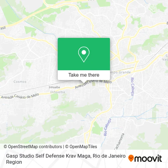 Gasp Studio Self Defense Krav Maga map