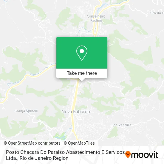 Posto Chacara Do Paraiso Abastecimento E Servicos Ltda. map