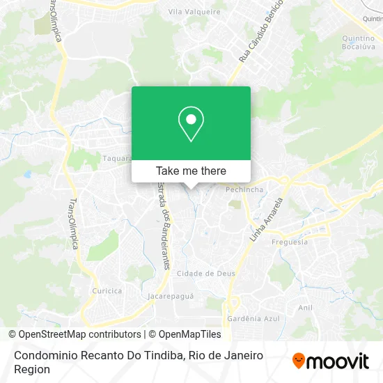 Condominio Recanto Do Tindiba map
