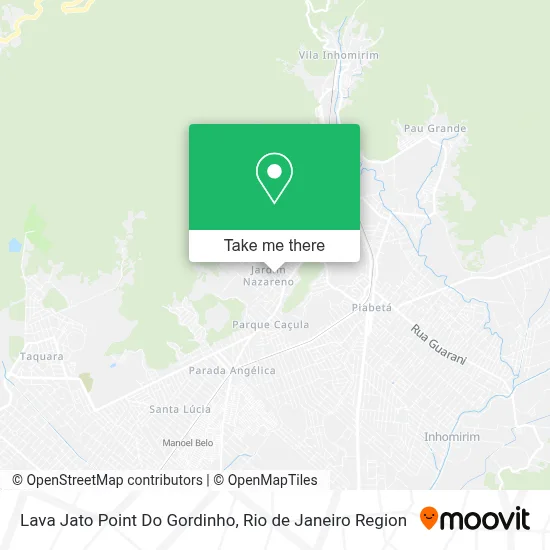 Lava Jato Point Do Gordinho map