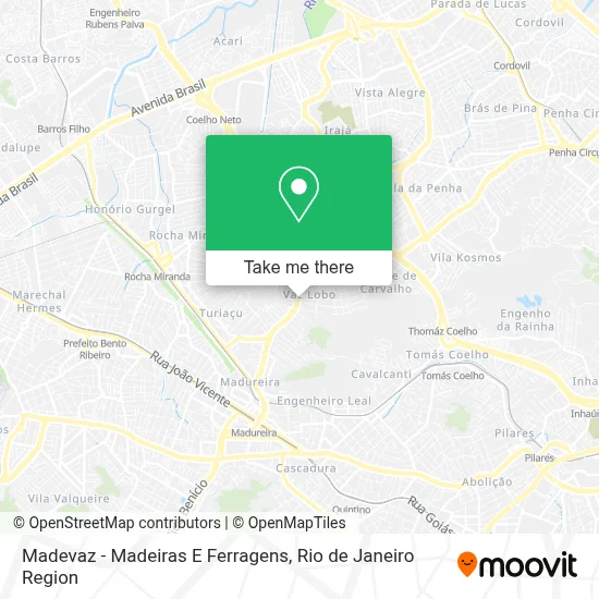Madevaz - Madeiras E Ferragens map