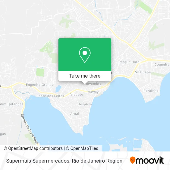 Supermais Supermercados map