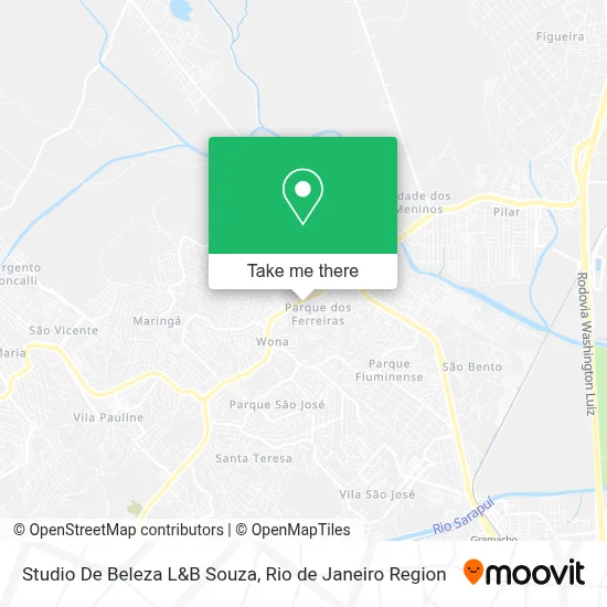 Studio De Beleza L&B Souza map