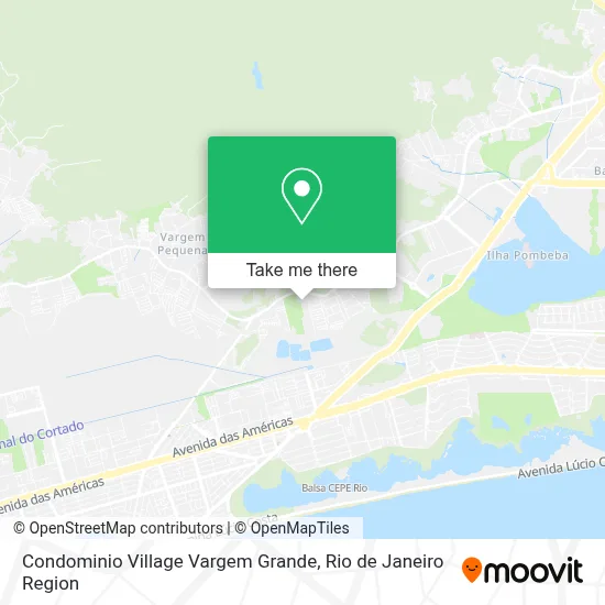 Condominio Village Vargem Grande map