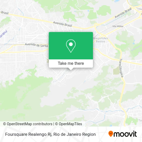 Foursquare Realengo Rj map