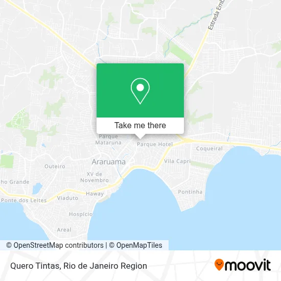Quero Tintas map