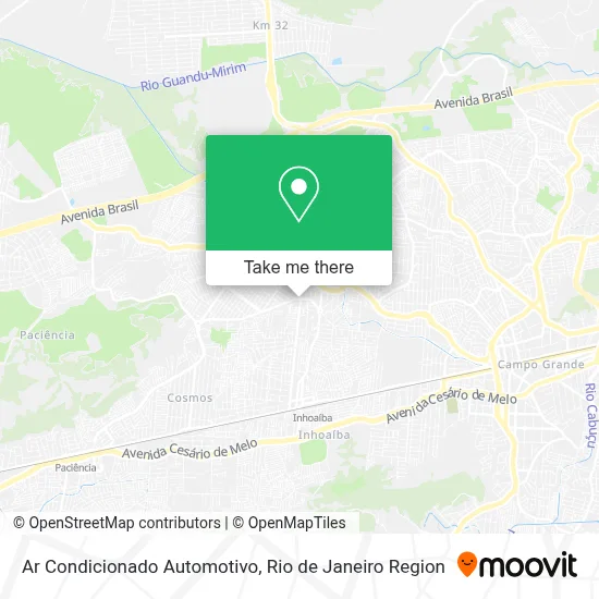 Ar Condicionado Automotivo map