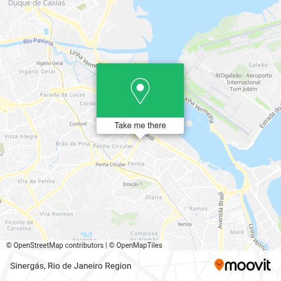 Sinergás map