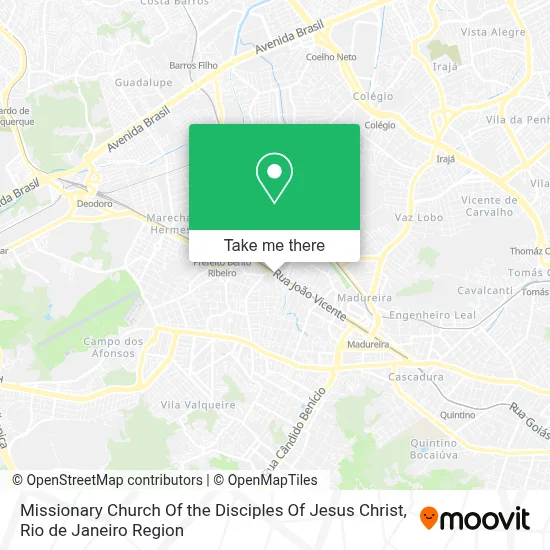 Missionary Church Of the Disciples Of Jesus Christ map