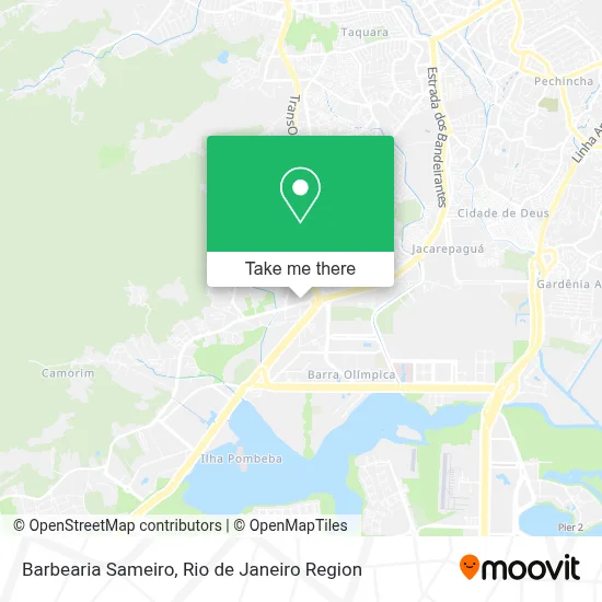 Barbearia Sameiro map