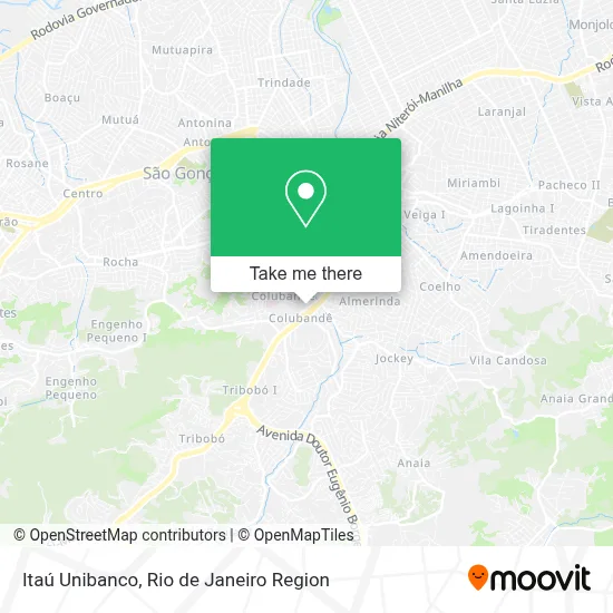 Itaú Unibanco map