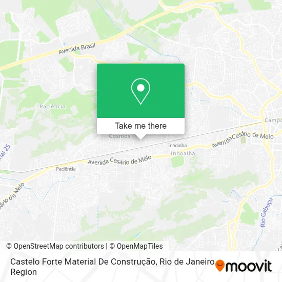 Castelo Forte Material De Construção map